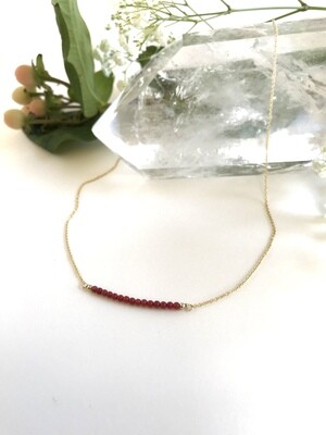 Gold-Filled Gemstone Necklaces