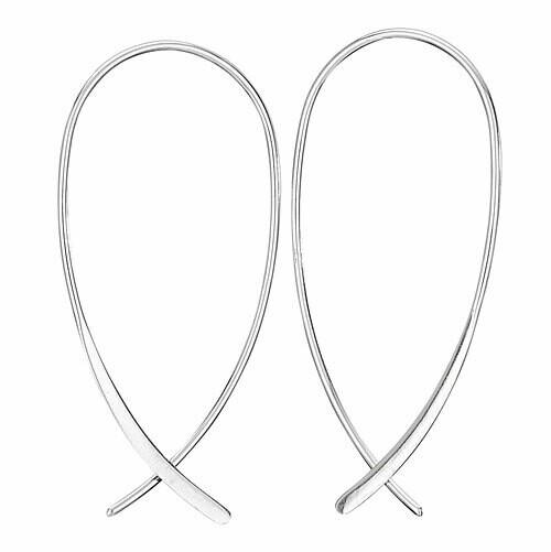 Sterling Silver Thread Thru Loops - H13 3751