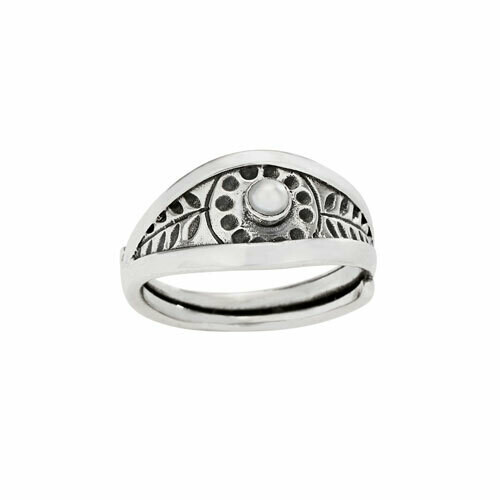 Sterling SIlver Pearl Hill Tribe Ring - RTM4297