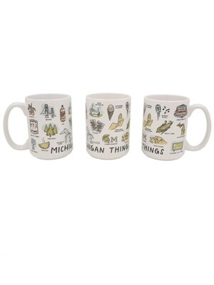 Michigan Things Ceramic Mug - CBM2
