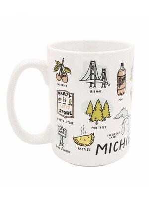 Michigan Things Ceramic Mug - CBM2