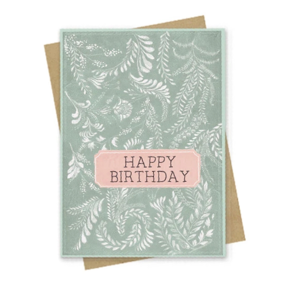 Happy Birthday Flora Small Greeting Card - PAC184