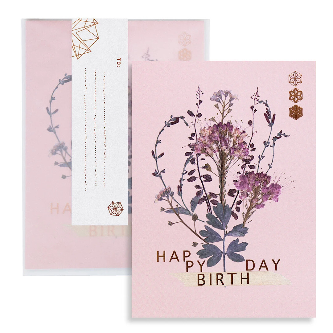 Bundle Blooms Happy Birthday Greeting Card - PAC145