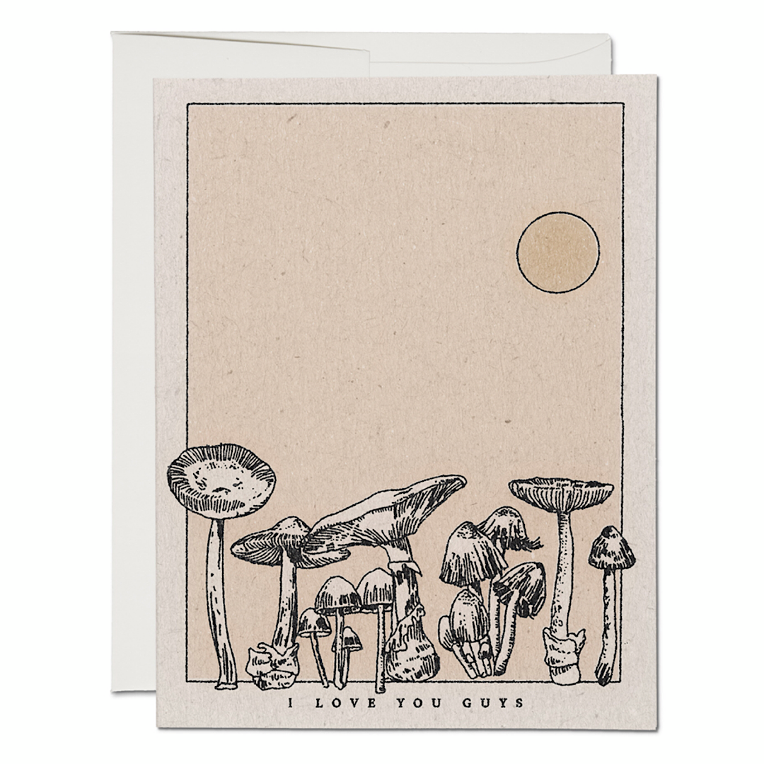 Mushroom Love Greeting Card - RC65