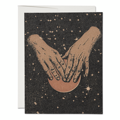 Hands In Space Greeting Card - RC60