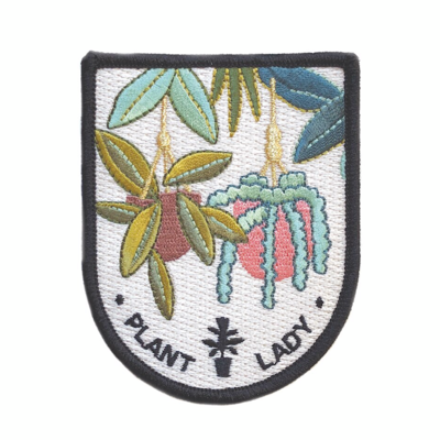 Plant Lady Embroidered Patch - AQPA3