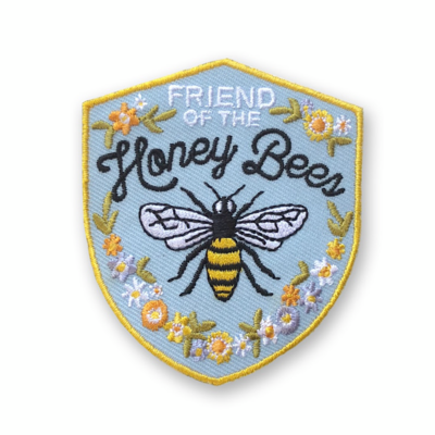 Honey Bee Embroidered Patch - AQPA7