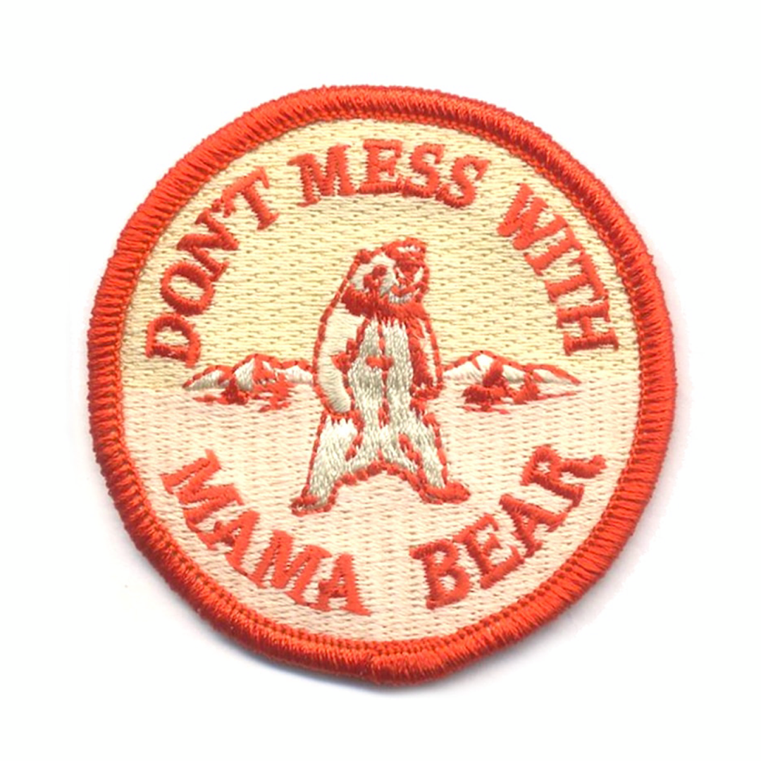 Mama Bear Embroidered Patch - AQPA8