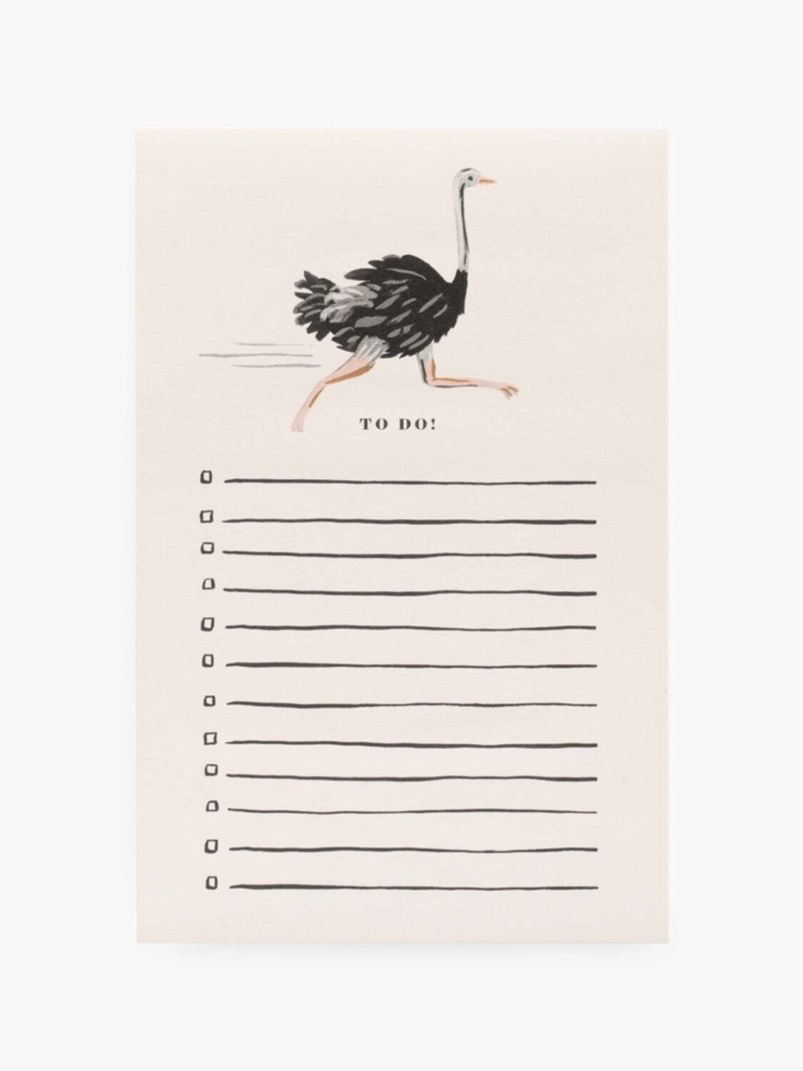 Ostrich Checklist Notepad - Rifle Paper Co. RPC37