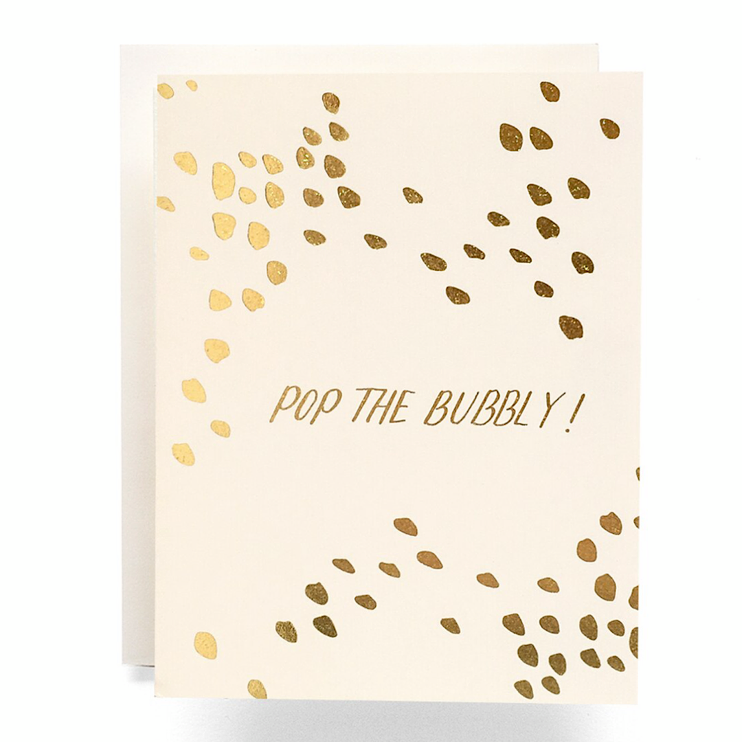Pop The Bubbly Greeting Card - AQ27