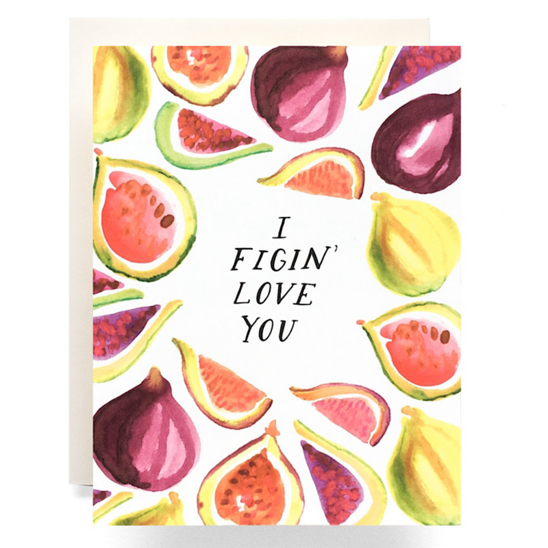 Figing Love You Greeting Card - AQ26