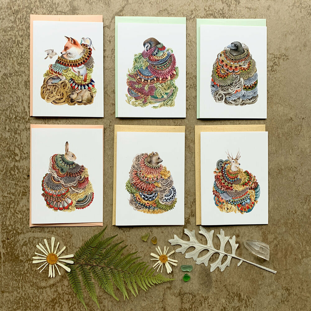 Quilted Forest Small Card Pack - PH102