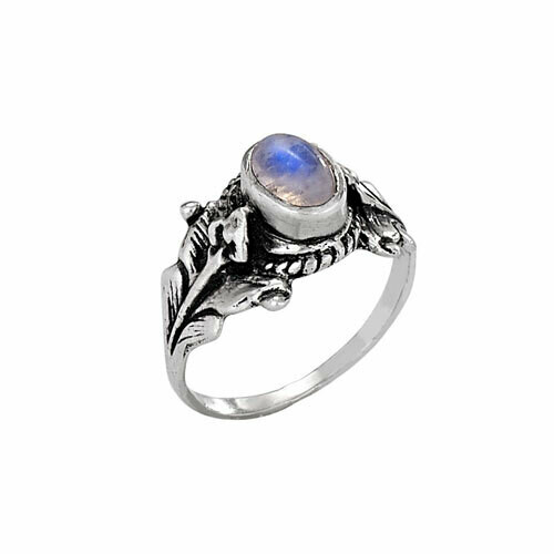 Sterling Silver Rainbow Moonstone Ring - RTM3337