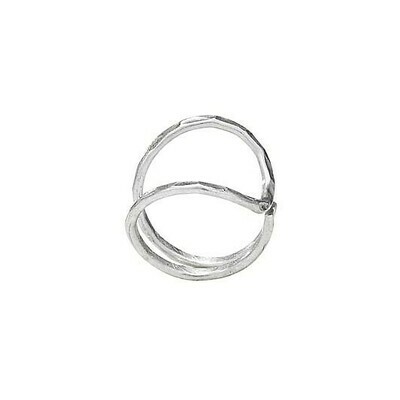 Sterling Silver Hammered Wrap Ring - RTM2070