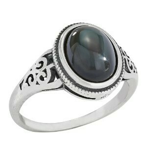 Sterling Silver Rainbow Obsidian Ring - RTM4015