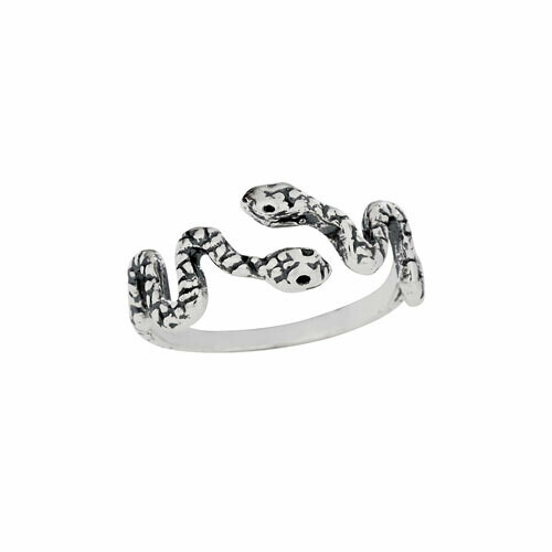 Sterling Silver Snake Friends Ring - RTM4353
