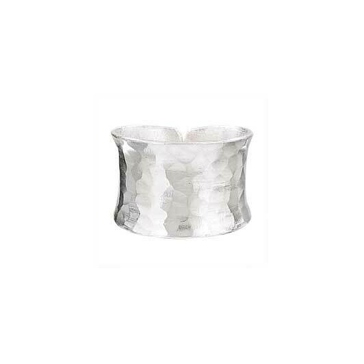 Sterling Silver Wide Hammered Band - RTM765
