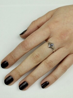 Sterling Silver Paua Shell Ring - RTM3905
