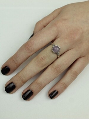 Sterling Silver Lavender Amethyst Ring - RTM3758