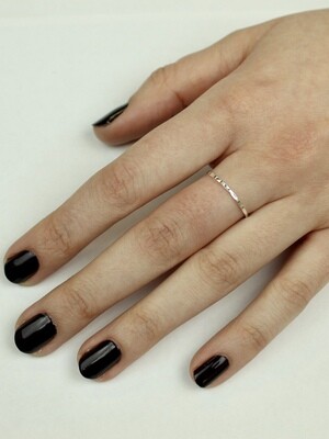 Sterling Silver Connected Band Trio - RTM4264