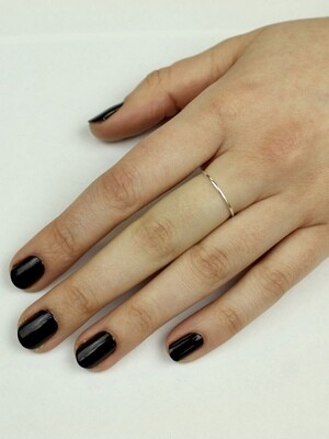 Sterling Silver Skinny Minimalist Band - RTM4273