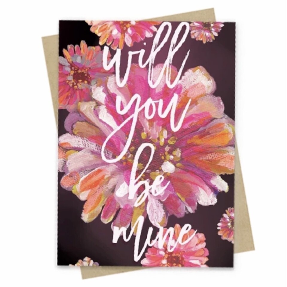 Will You Be Mine Small Greeting Card - PAC132