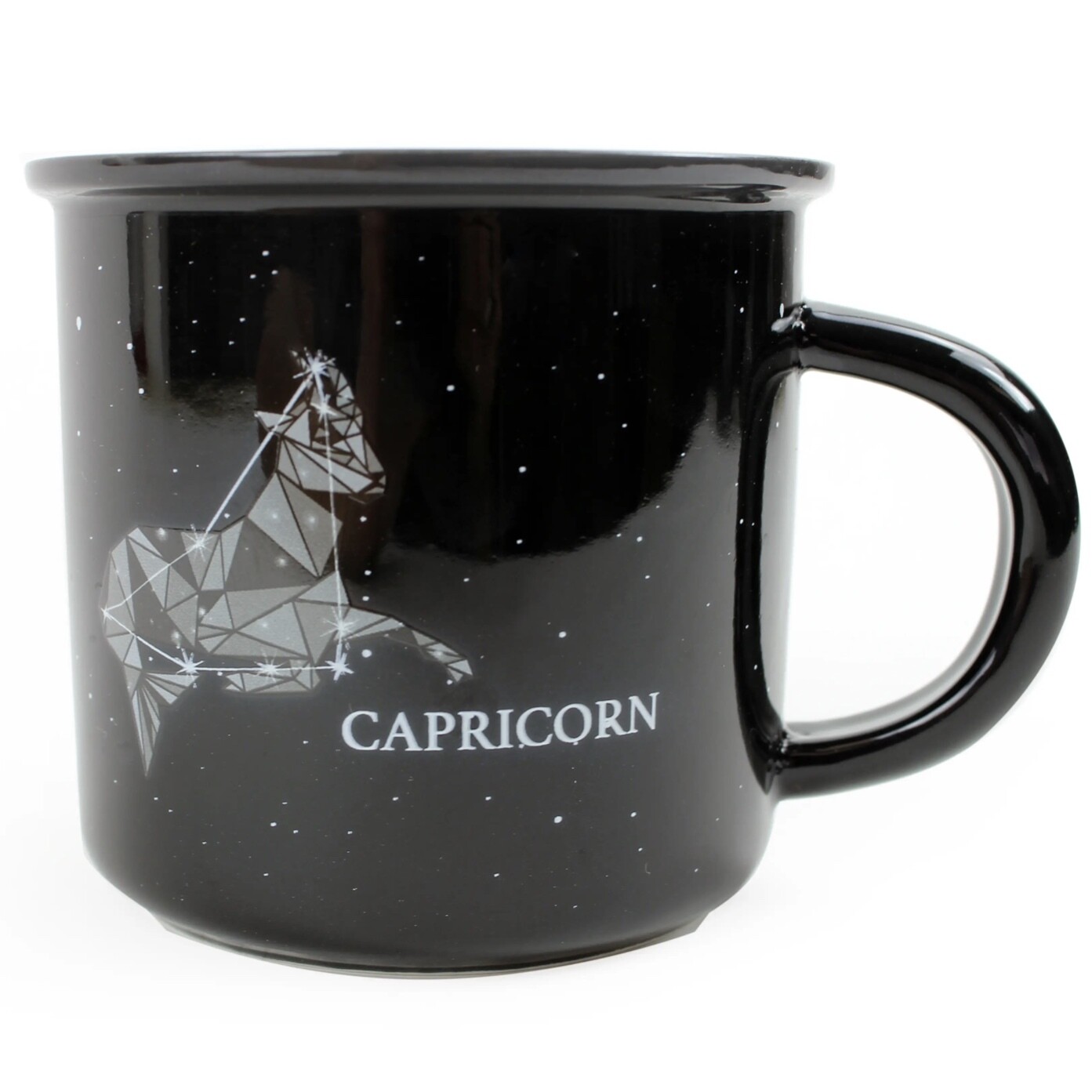Capricorn Constellation Ceramic Camp Mug