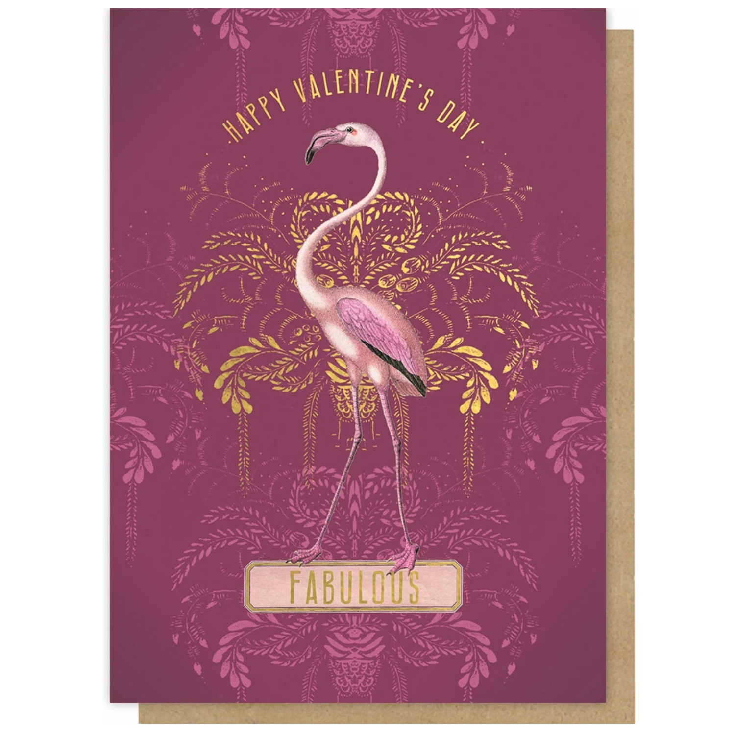 Fabulous Flamingo Greeting Card - PAC28