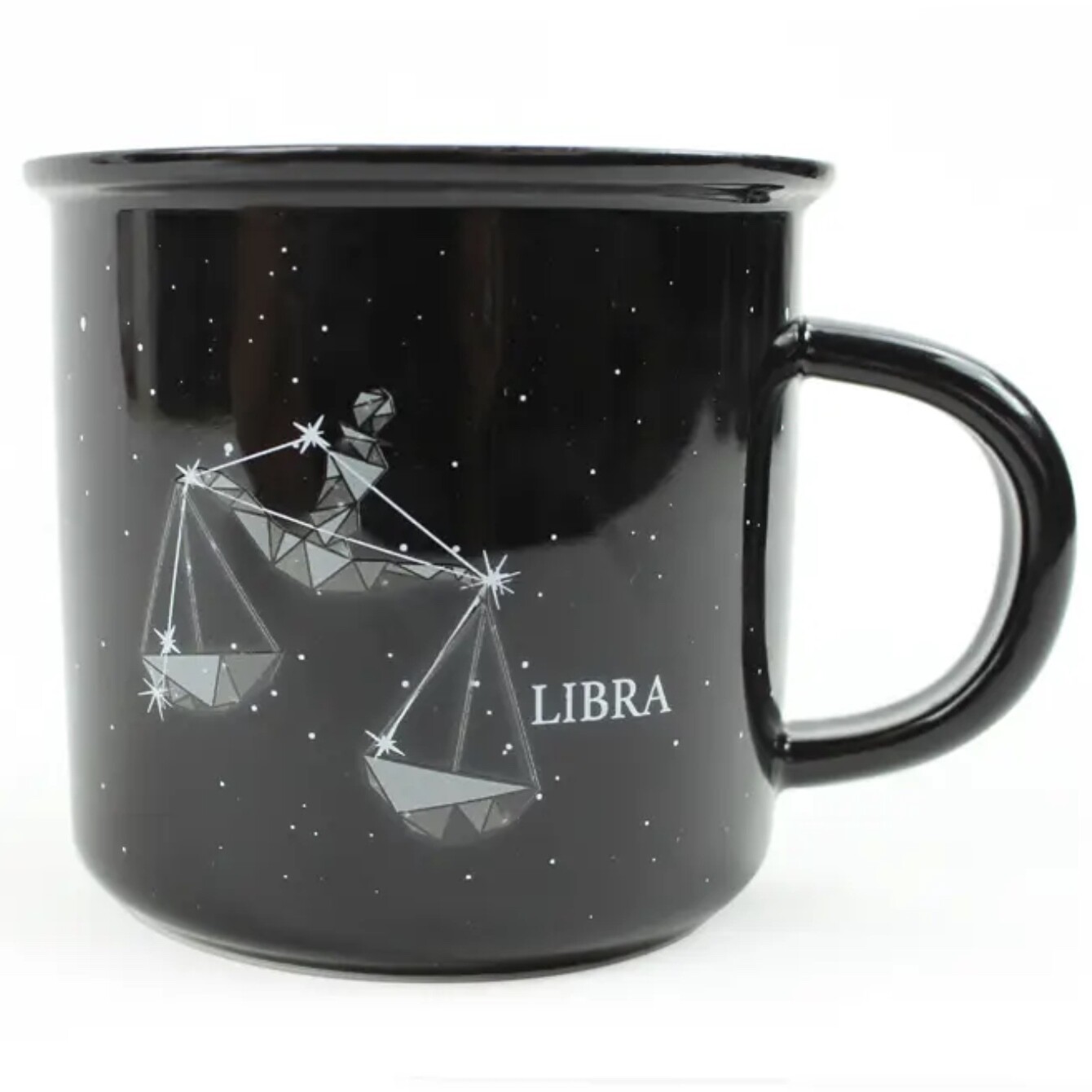 Libra Constellation Ceramic Camp Mug