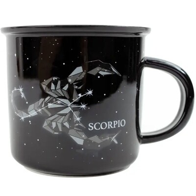 Scorpio Constellation Ceramic Camp Mug