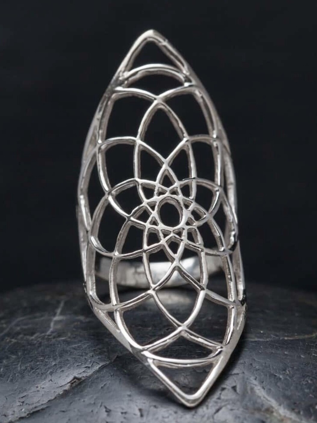 Sterling Silver Dreamcatcher Ring - RB13