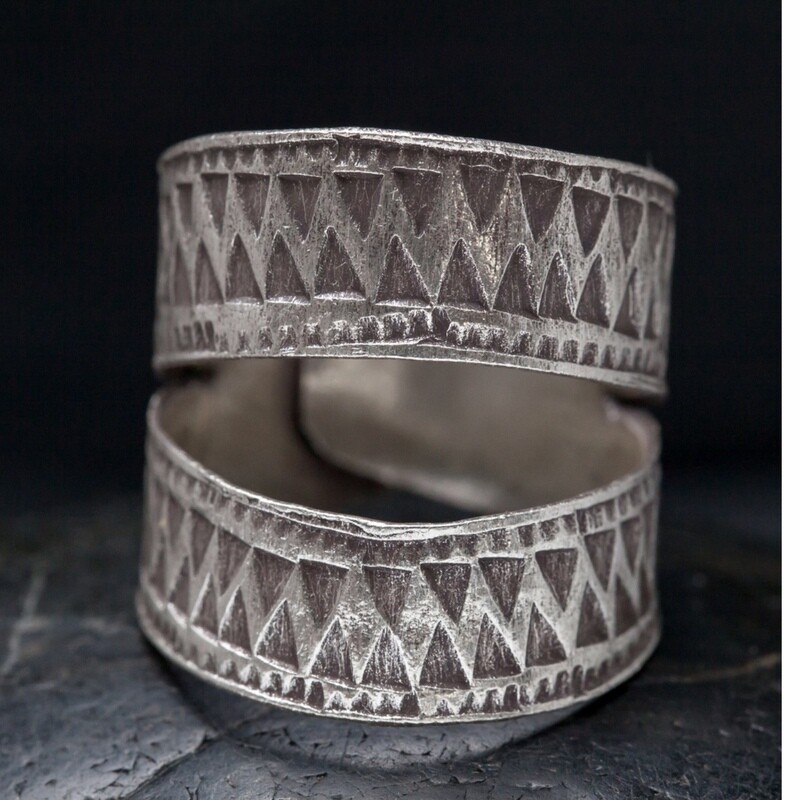 Hill Tribe Silver Open Band Ring - RB28