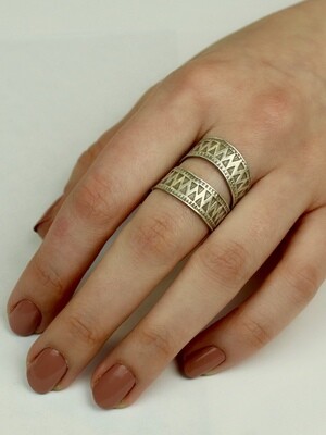 Hill Tribe Silver Open Band Ring - RB28