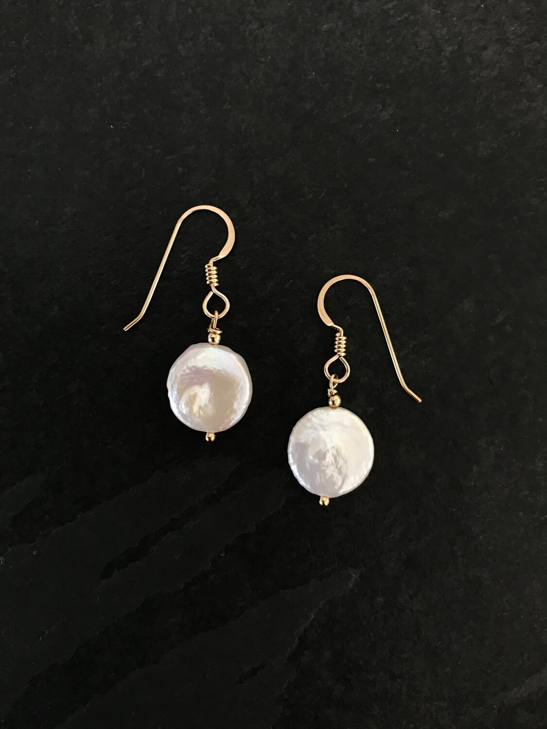 Venus Coin Pearl Earrings - GDFDVE8