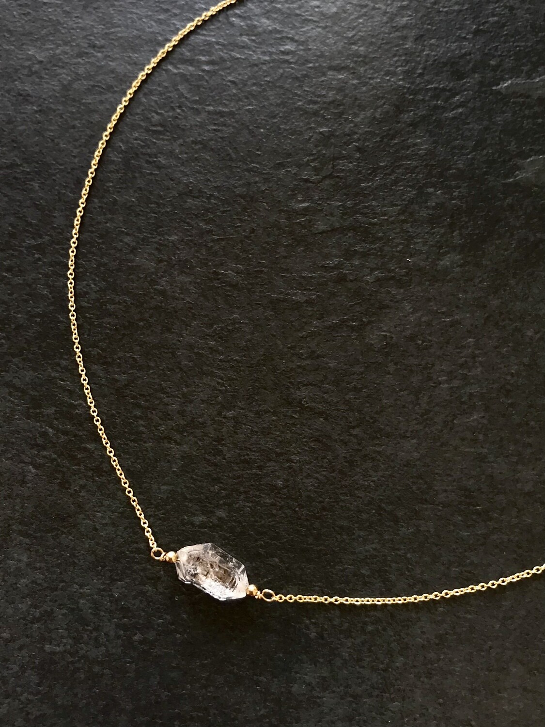 Herkimer Gaia Necklace - GDFDGN13