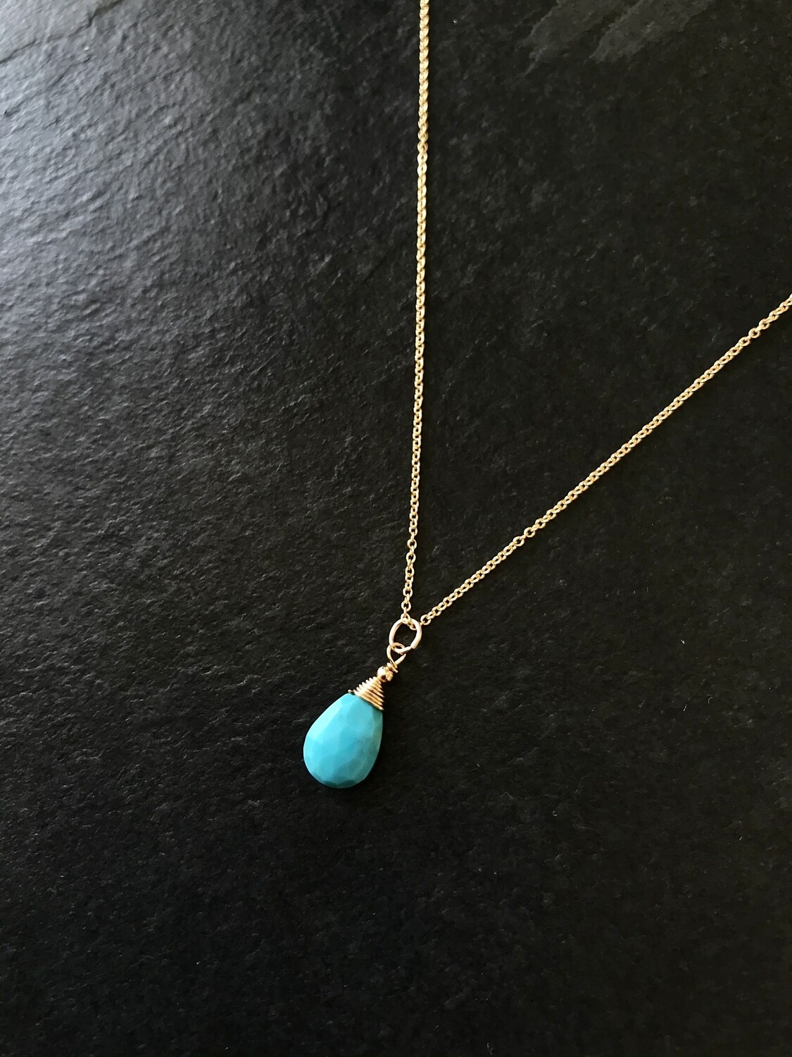 Turquoise Minerva Necklace - GDFDBN1-TQ