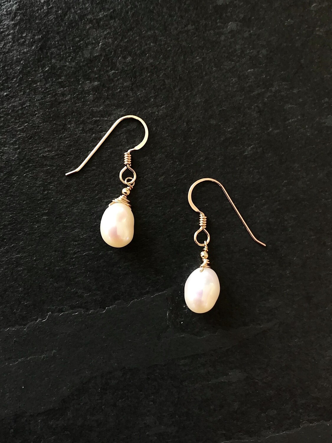 Venus Teardrop Pearl Dangle Earrings - GDFDVE2