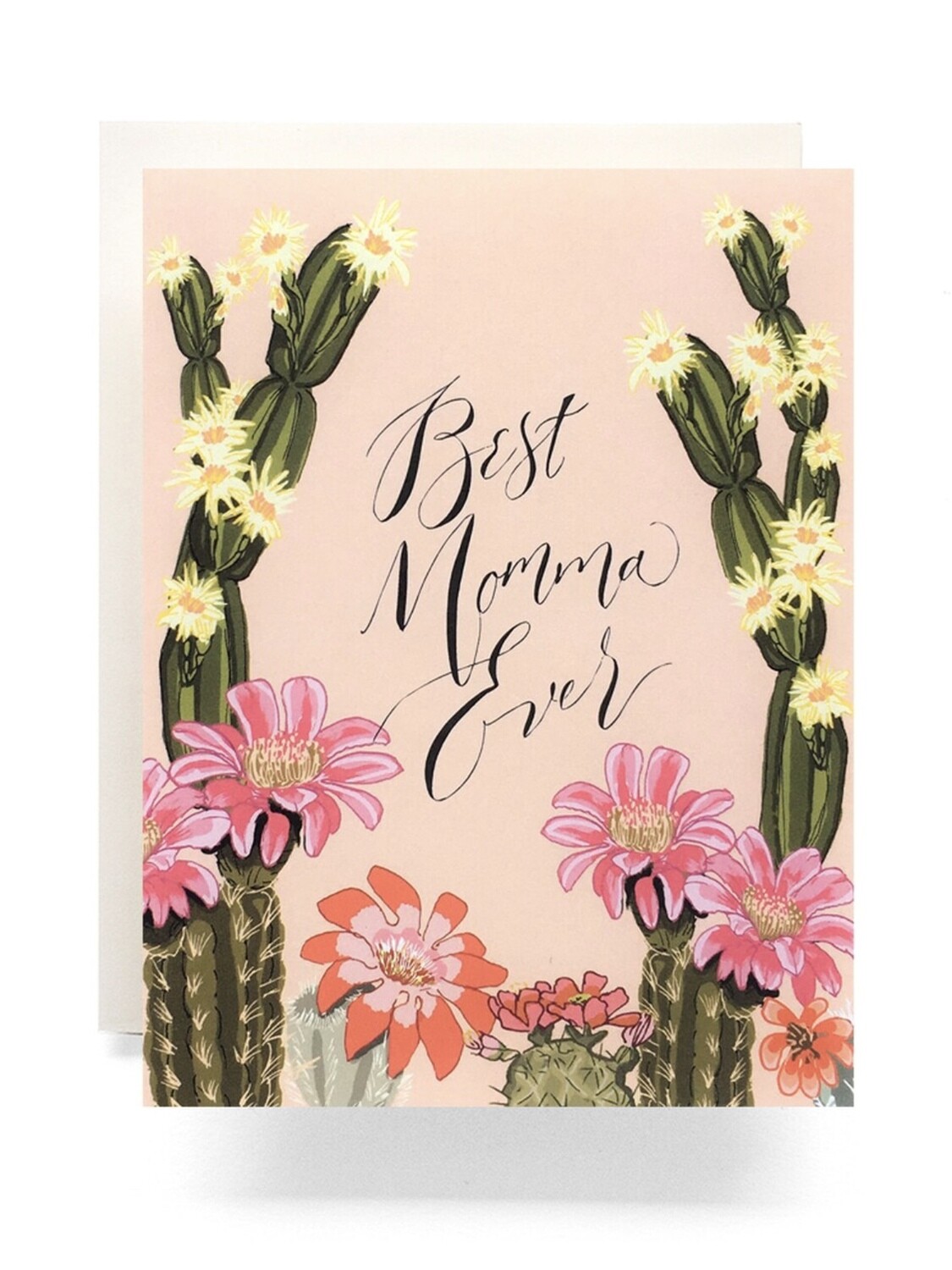 Cactus Bloom Momma Greeting Card - AQ33