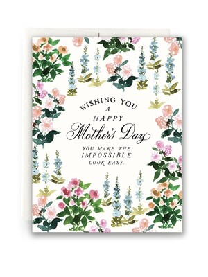 Spring Garden Mother’s Day Greeting Card - AQ34