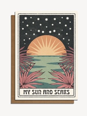 My Sun & Stars Greeting Card - CJ4