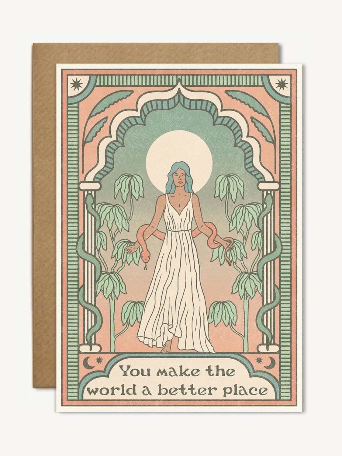 You Make the World Better Greeting Card - CJ13