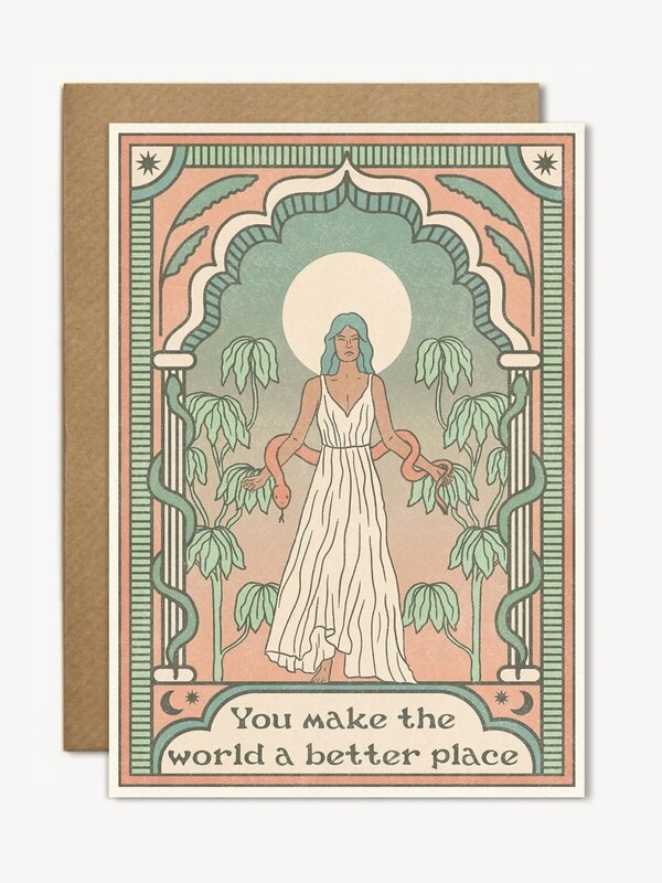 You Make the World Better Greeting Card - CJ13