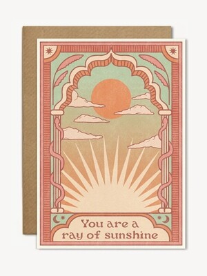 You Are a Ray of Sunshine Greeting Card - CJ12