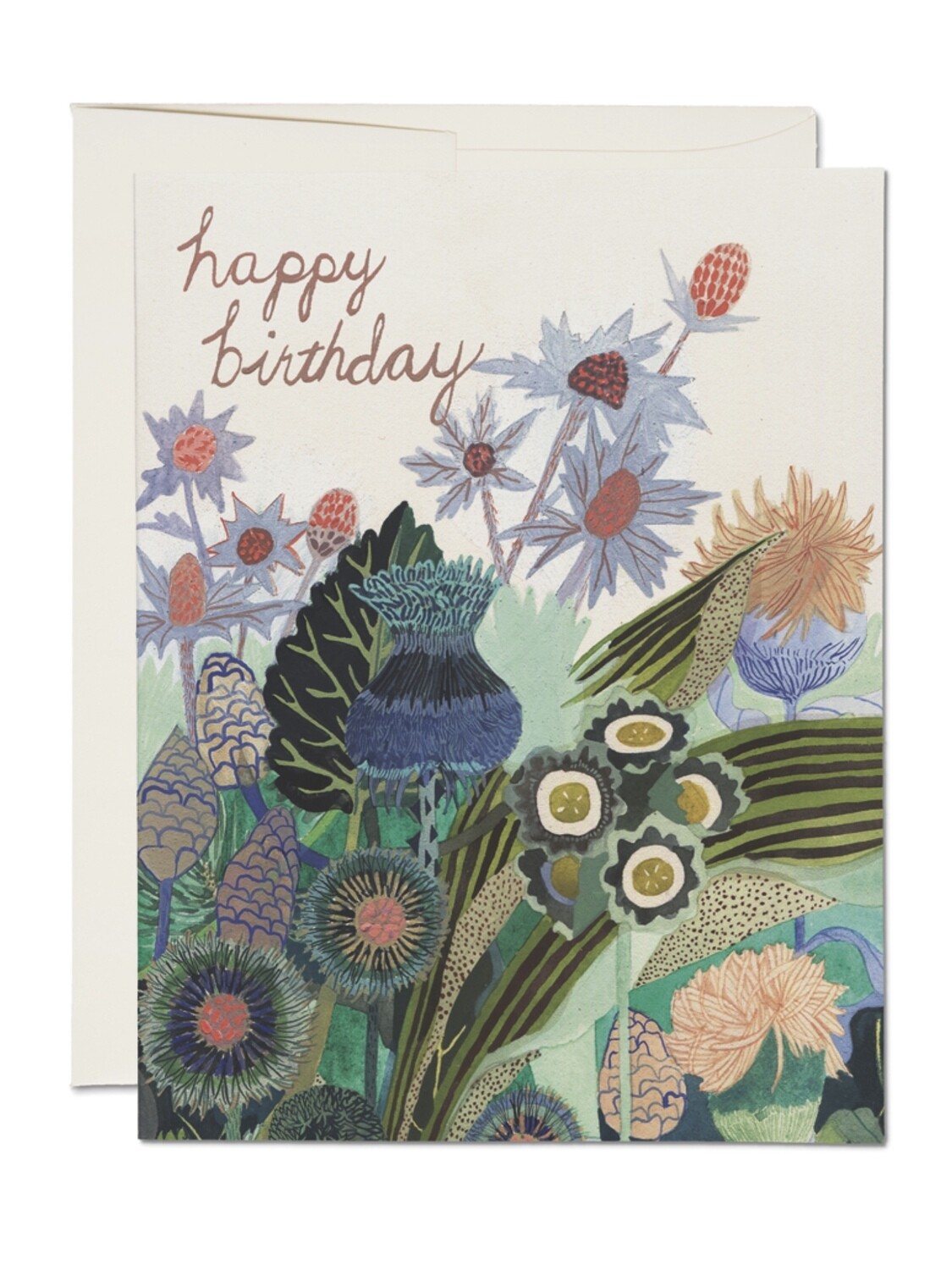 Thistle Happy Birthday Greeting Card - RC13
