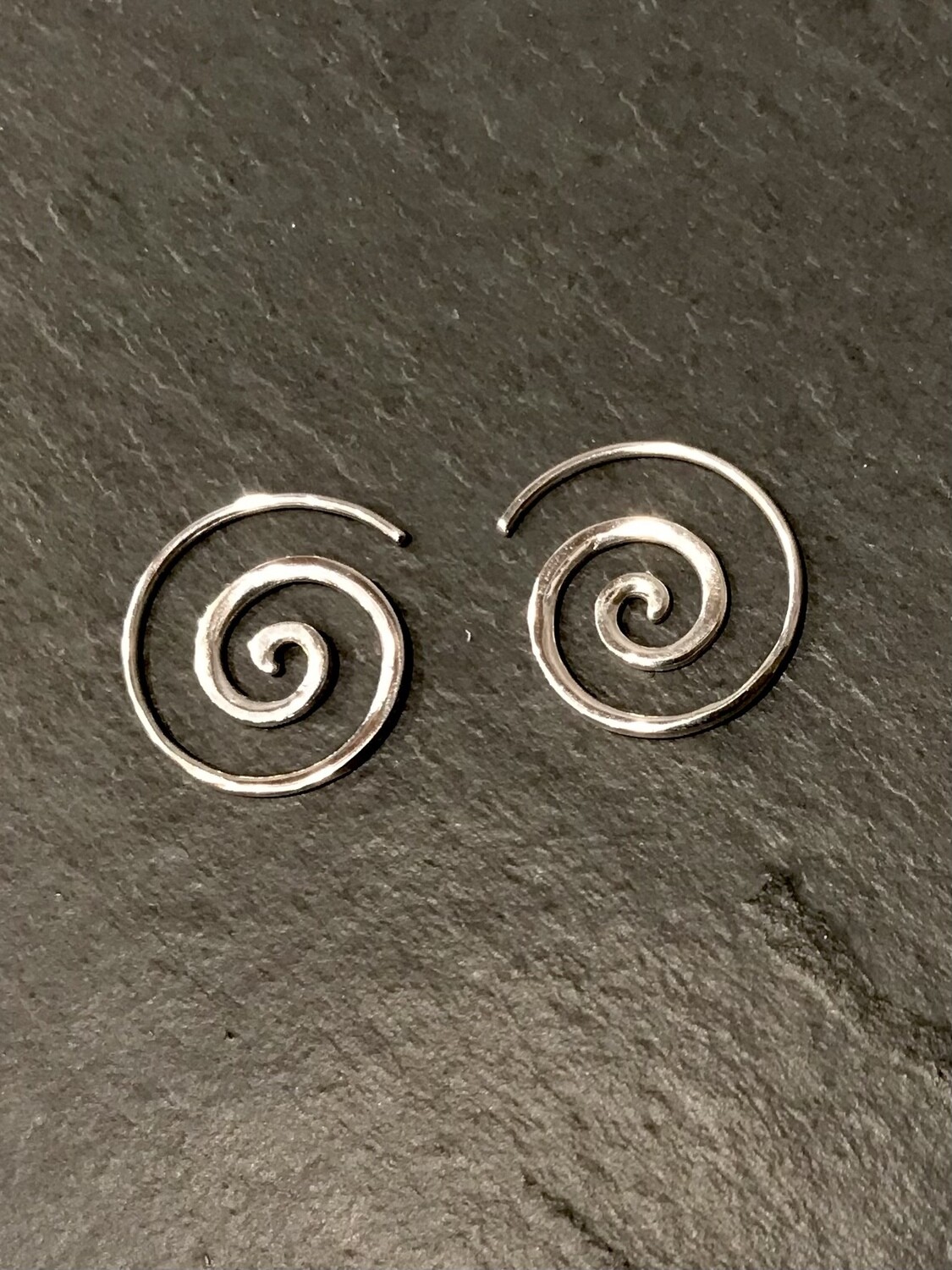 Little Spiral Hoops in Sterling Silver - IBE236