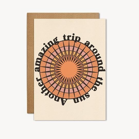 Another Amazing Trip Around the Sun Greeting Card - CJ14