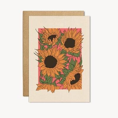Sunflower Greeting Card - CJ15