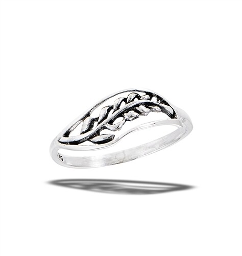 Sterling Silver Leaf Ring - RW2108