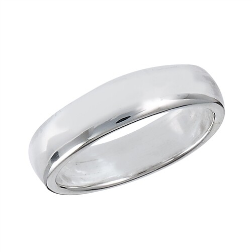 Sterling Silver 4mm High Polish Band - RW2489