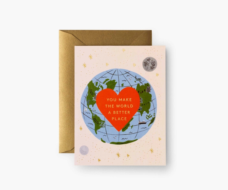 You Make the World Better Card - Rifle Paper Co. RPC143
